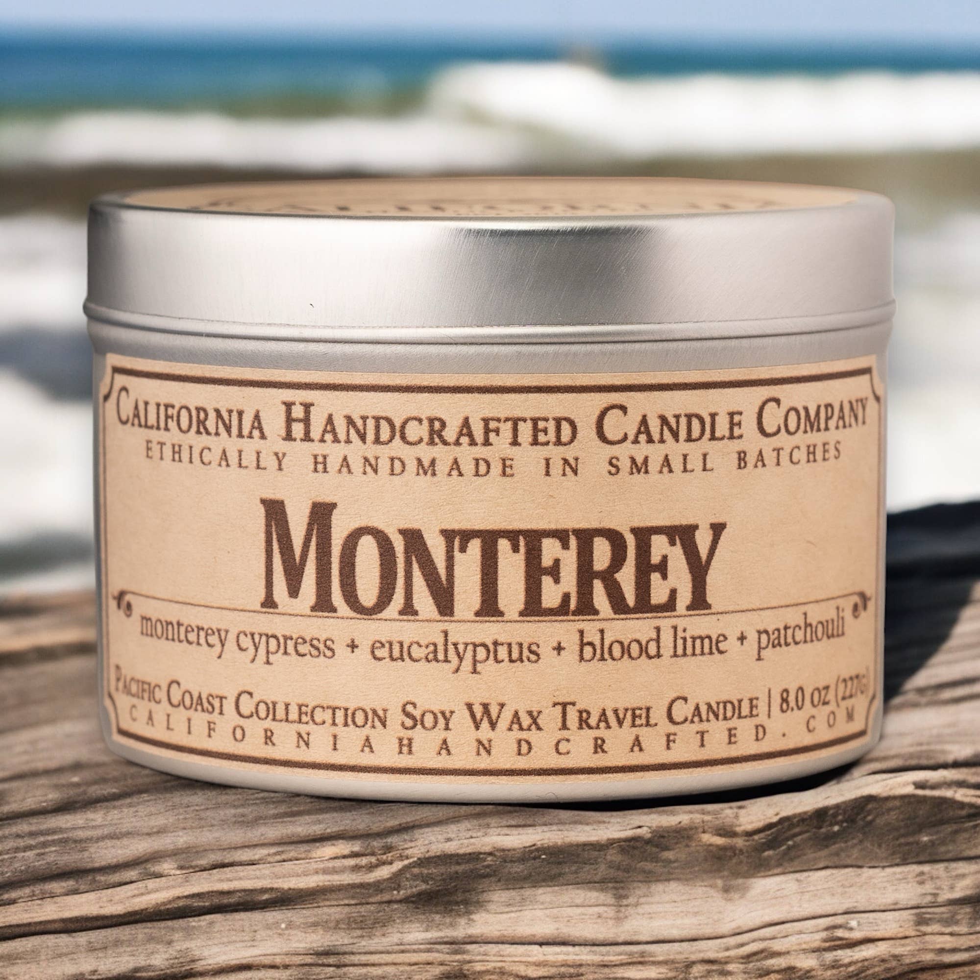 California Handcrafted - Wholesale Travel Candles - Monterey Coconut Apricot Travel Candle6
