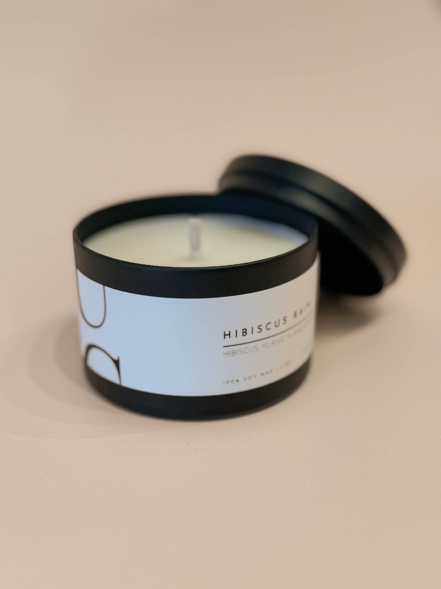Unplug Soy Candles - Vente Bougies de voyage - Bougie en boîte de voyage en étain noir mat8