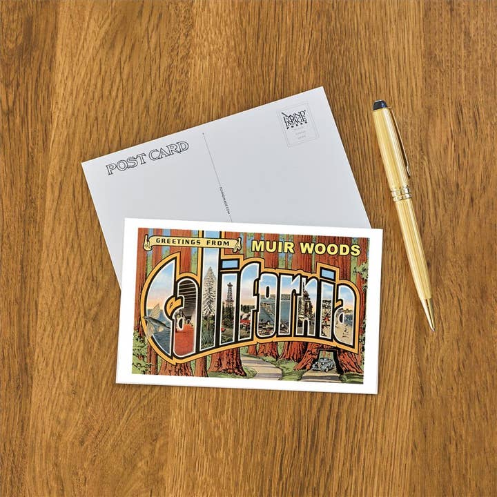 Found Image Press - Wholesale Postcard - Postcard CA-1048 Greetings from Muir Woods, California1