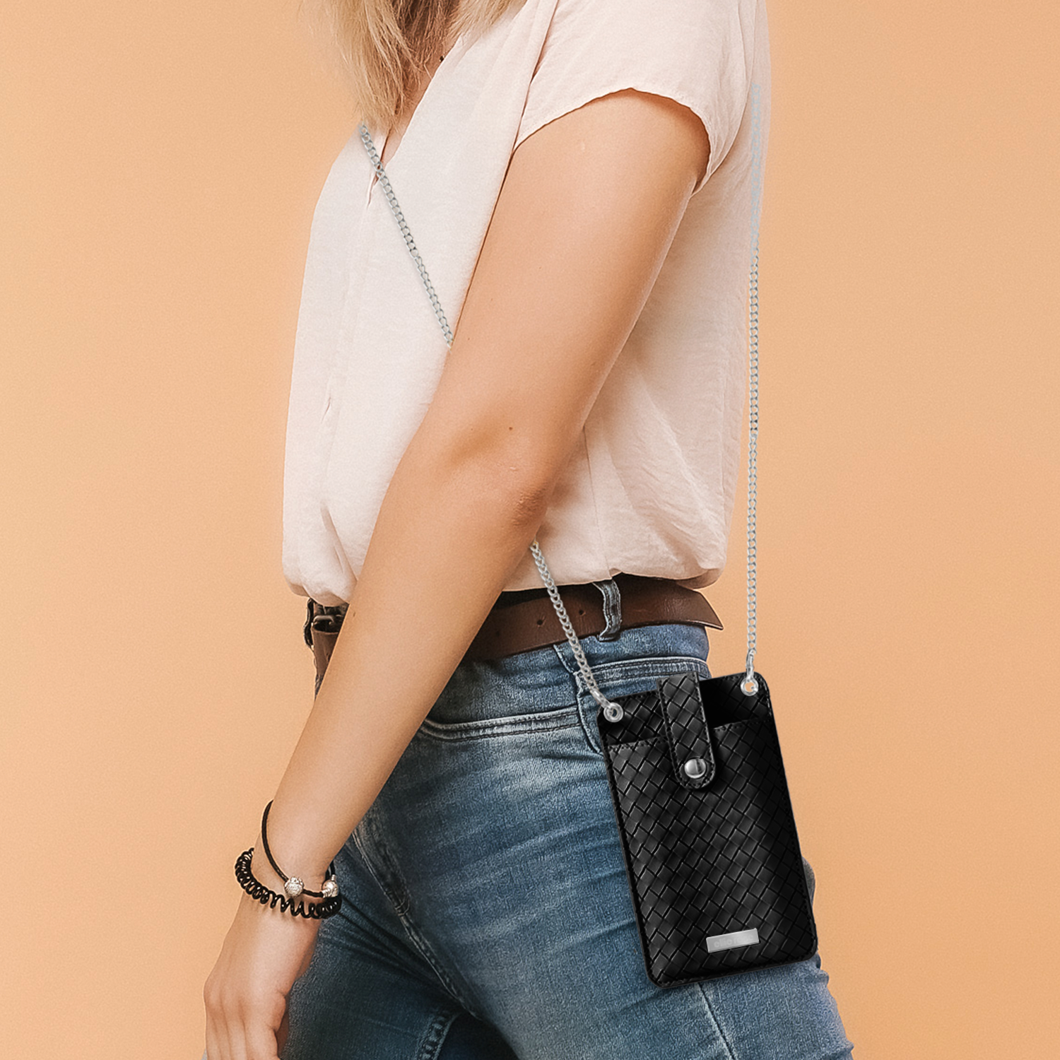 Ellie Rose - Wholesale Crossbody Bag - Women's - Crossbody Phone Bag with RFID Blocking Lining (Black)8