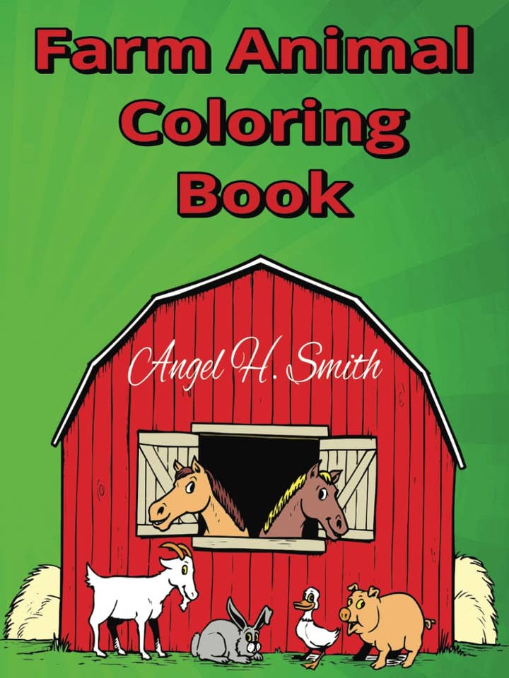 Kleurboek voor boerderijdieren voor wholesale door Angel H Smith Coloring Books