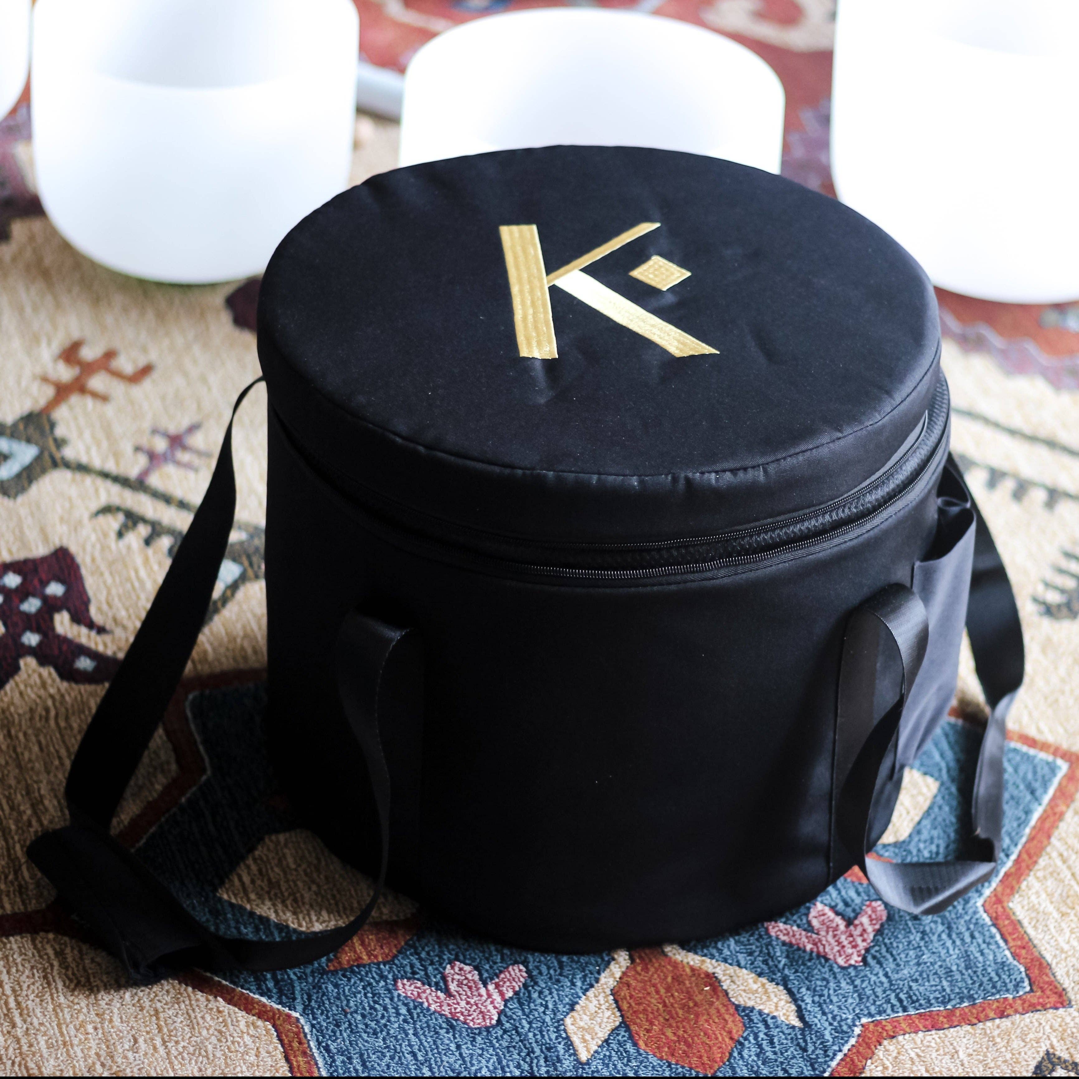 KARMA YOGA SHOP - Wholesale Meditation Supplies - “Chakra Coeur” quartz singing bowl with bag (FA - 432Hz)1