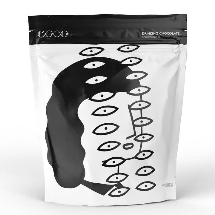 COCO Chocolatier - Wholesale Hot Cocoa Mix/Kit - 1kg Colombian Plain Drinking Chocolate