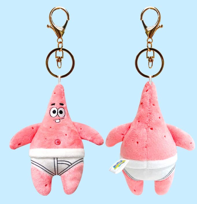 K-Wonderland – Porta-chaves - Unissexo por atacado – Coleção de Porta-Chaves de Peluche SpongeBob & Patrick12