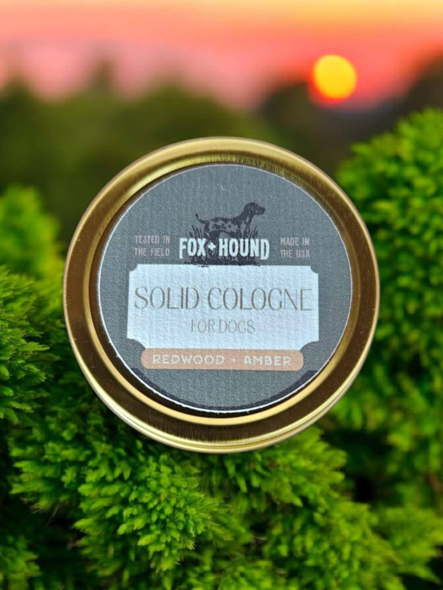 Fox + Hound - Wholesale Pet Deodorizing Spray - Solid Cologne - Redwood and Amber3