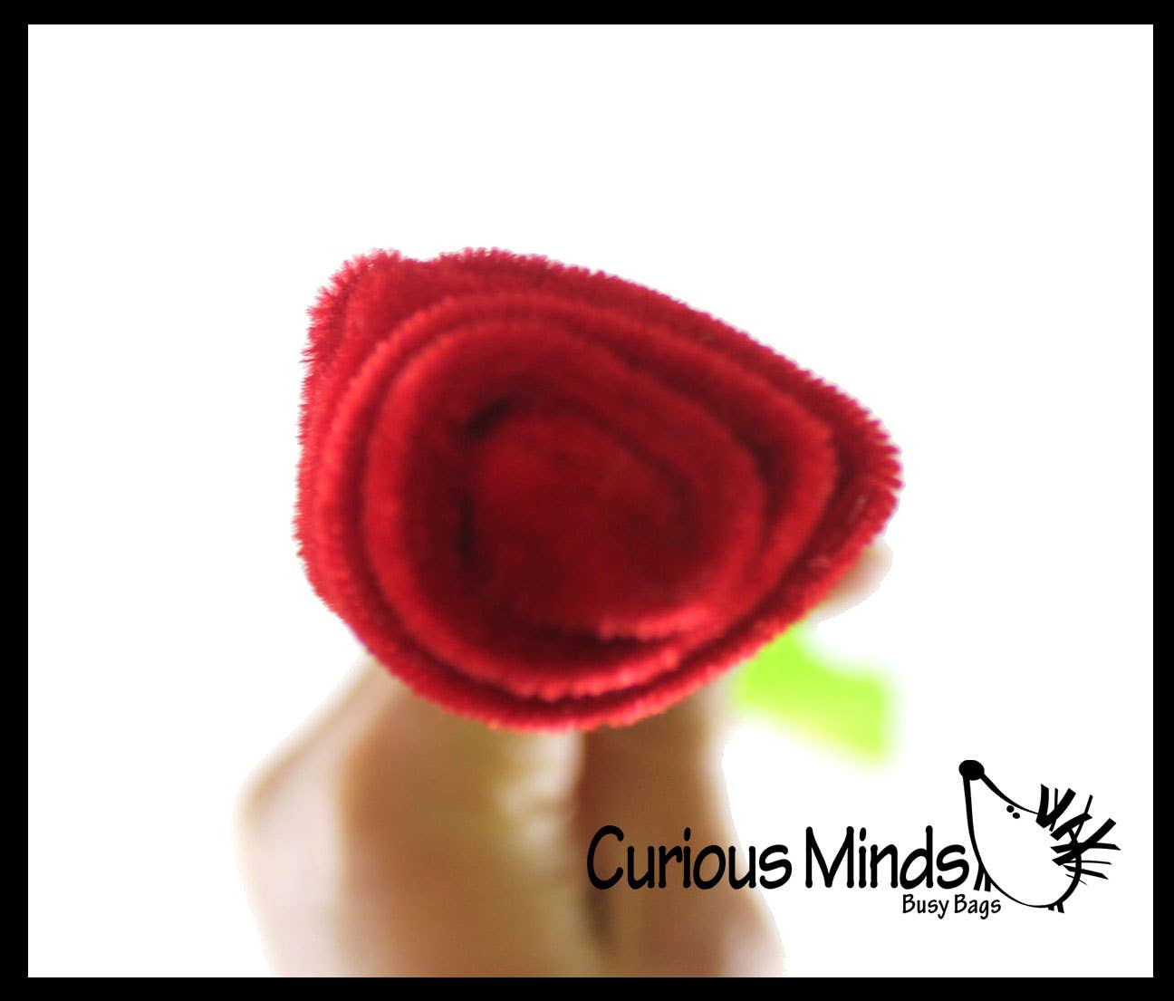 Curious Minds Toys - Wholesale Stuffed/Plush Toy - Kids & Baby - 1 Plush Rose Toy - Plush Wire Flower Rose Novelty Toy Favors5