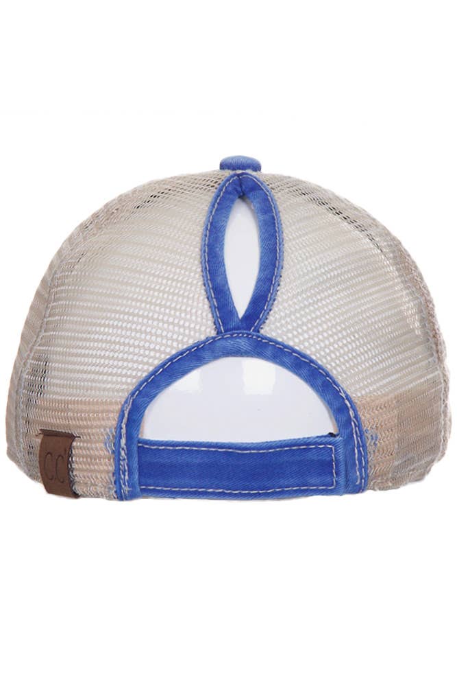 Hana - Wholesale Ponytail Cap - Women's - C.C Brand Mesh Back Ponytail Baseball Cap10