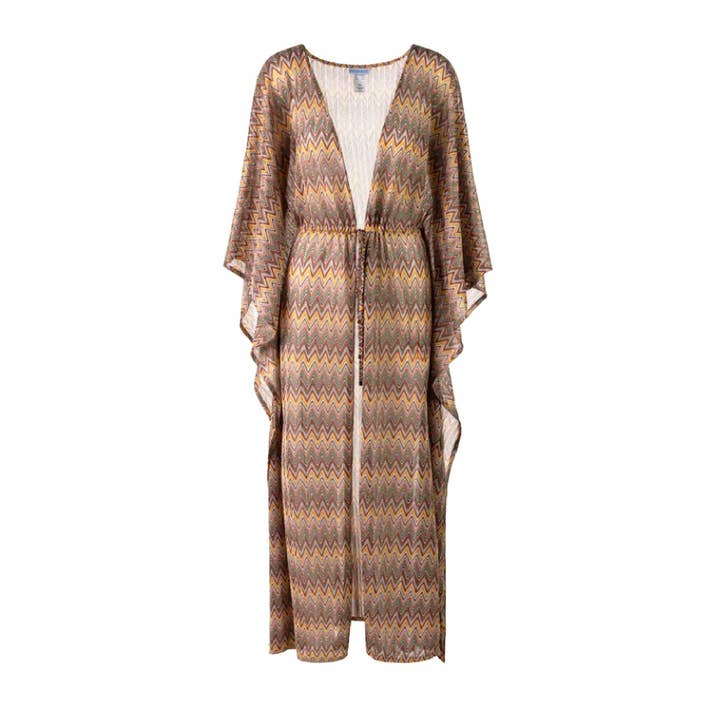 Adina Maxi Kaftan met korte mouwen voor wholesale door Seaspray Swimwear