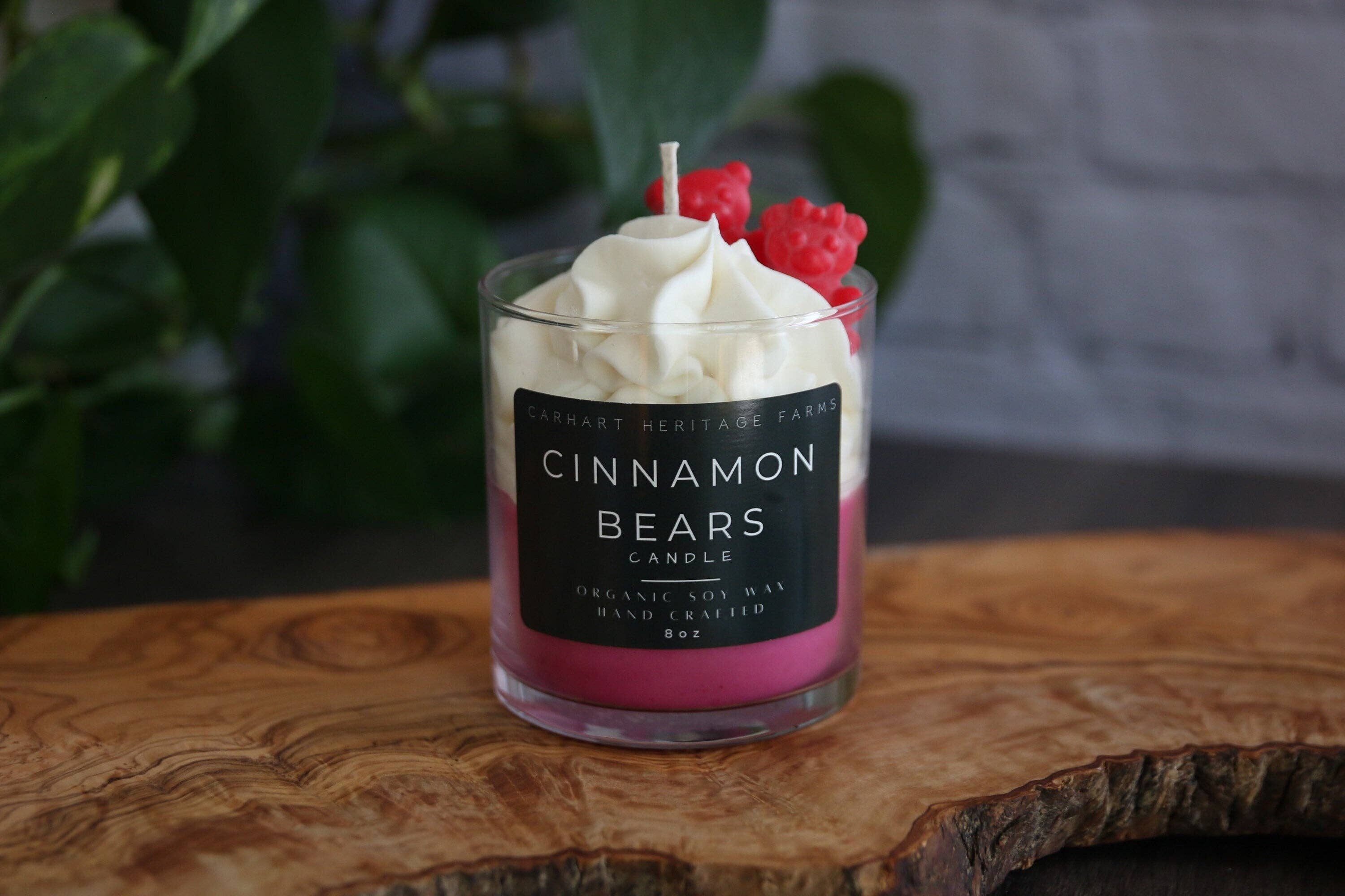 Carhart Heritage Farms - Wholesale Novelty Candle - Cinnamon Bears Dessert Candle0