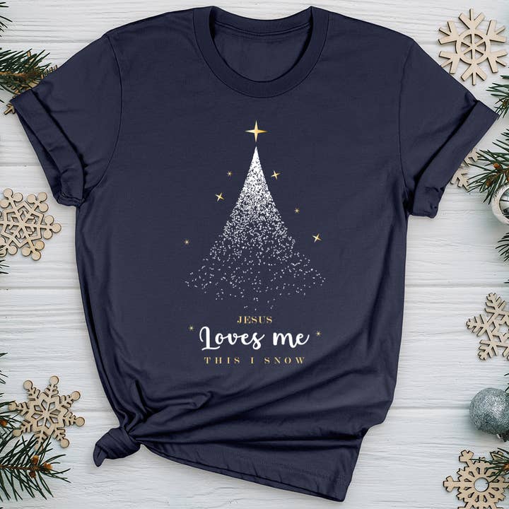 Jesus Loves Me Christmas Softstyle Tee for wholesale by Christian Lifestyle Collections