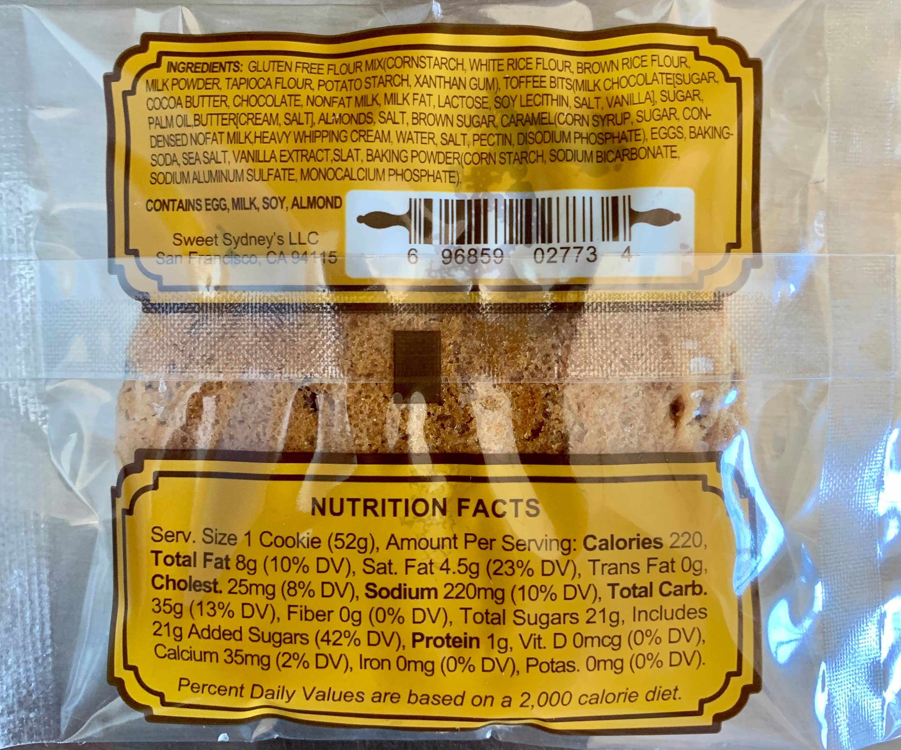 Sweet Sydney's - Wholesale Cookie - Extraordinary Gluten Free Cookie - Variety 15 Pack7