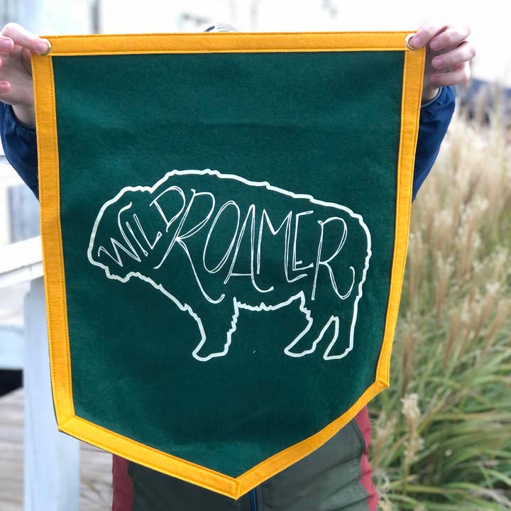 Oxford Pennant x Rusterior Camp Flag - Hand Sewn for wholesale by Wild Roamer