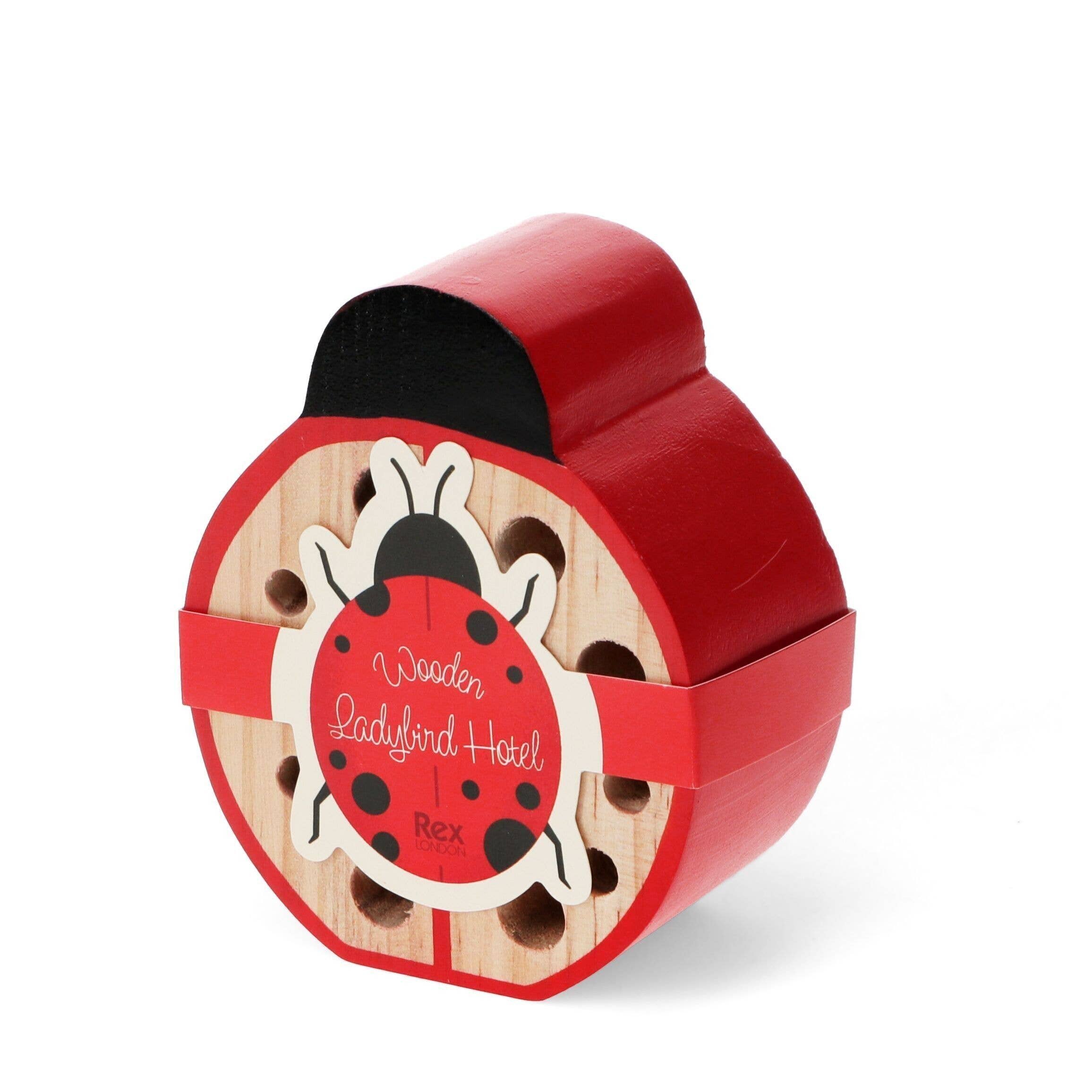Rex B2B - UK - Wholesale Bird House - Wooden Ladybird Hotel