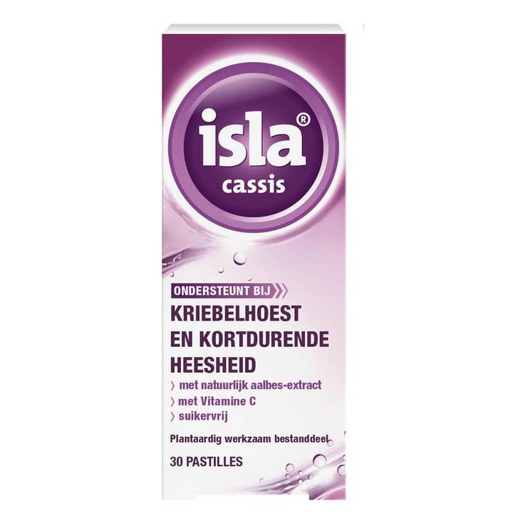 CLP - Wholesale Lozenges/Cough Drops - Isla Cassis 30 throat lozenges