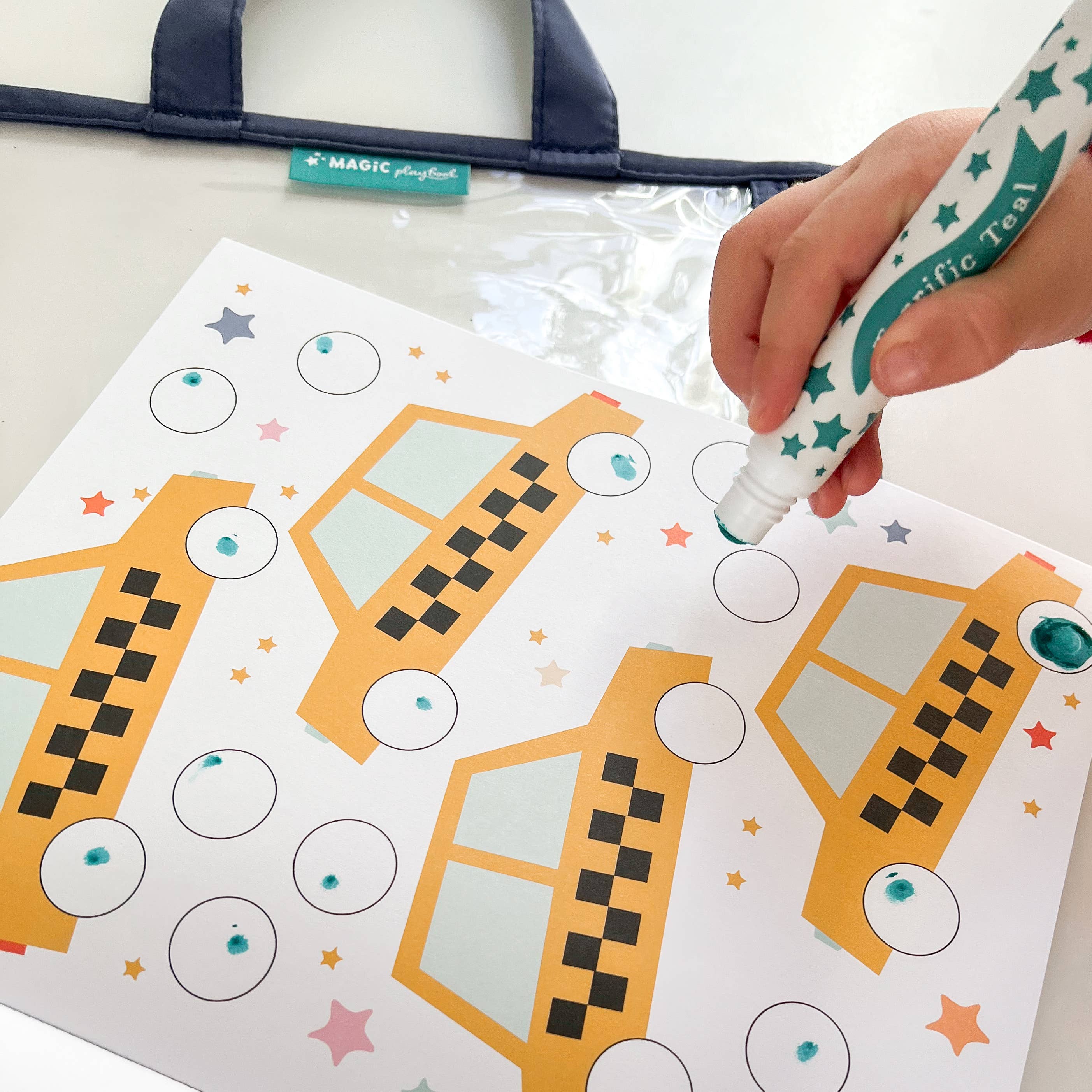MagicPlaybook - Vendita all'ingrosso Set da disegno - Bambini e neonati - Kit di attività per bambini in movimento – Senza schermo2