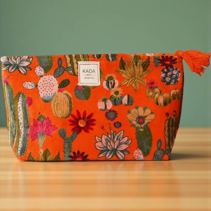 Annahmol - Wholesale Makeup/Cosmetic Bag - Velvet Cosmetic Bag/Pouch: Assorted Prints13