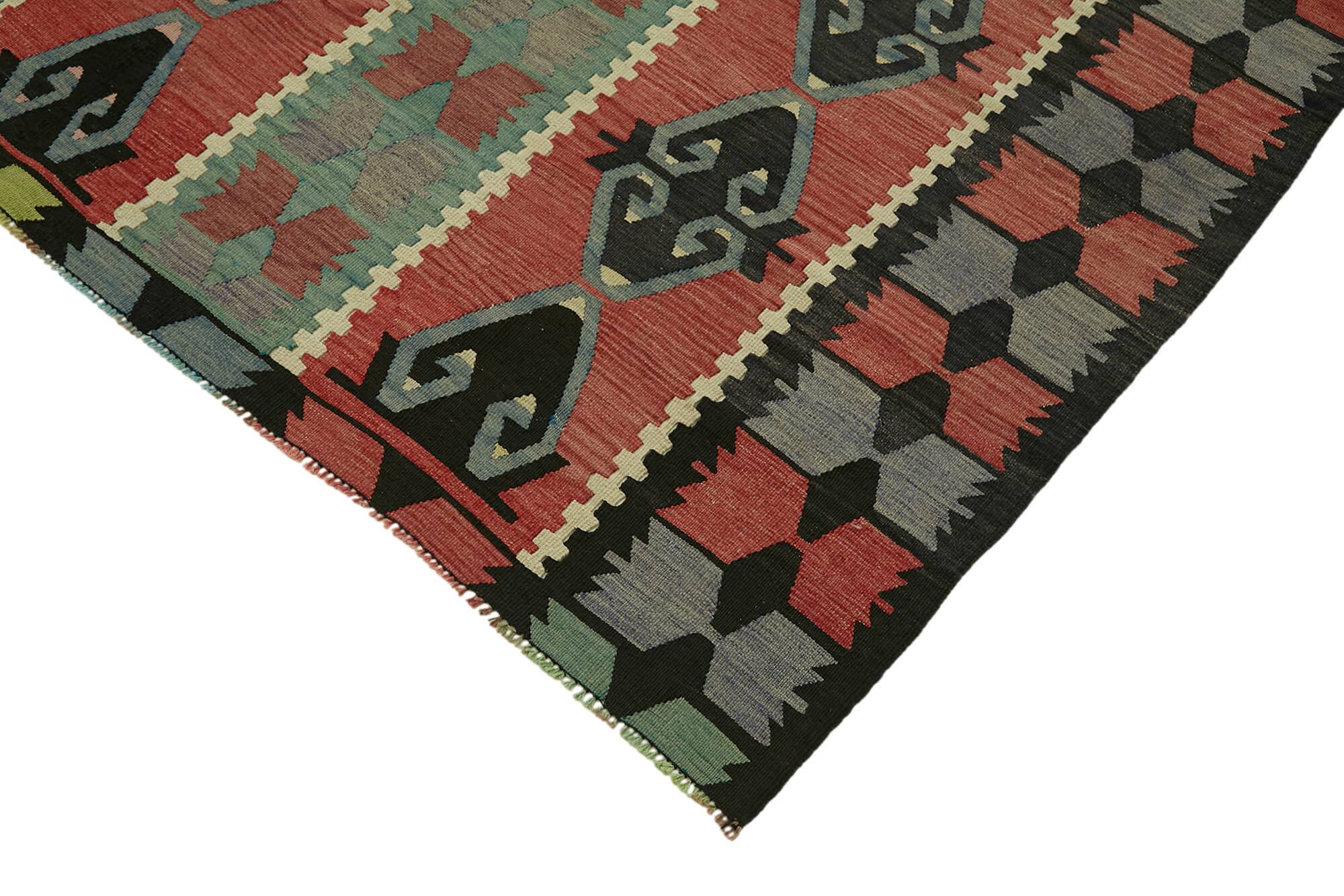 RUG N CARPET - Wholesale Vloerkleed - 6x10 Multicolor Oosterse Kilim Vloerkleed - 460253