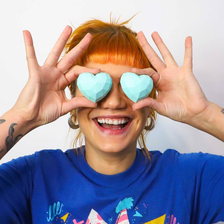 Rebels Refinery - Wholesale Lip Balm - 2 Pack Heart Lip Balm PEGGABLE 100% Natural Mint /Wildberry2