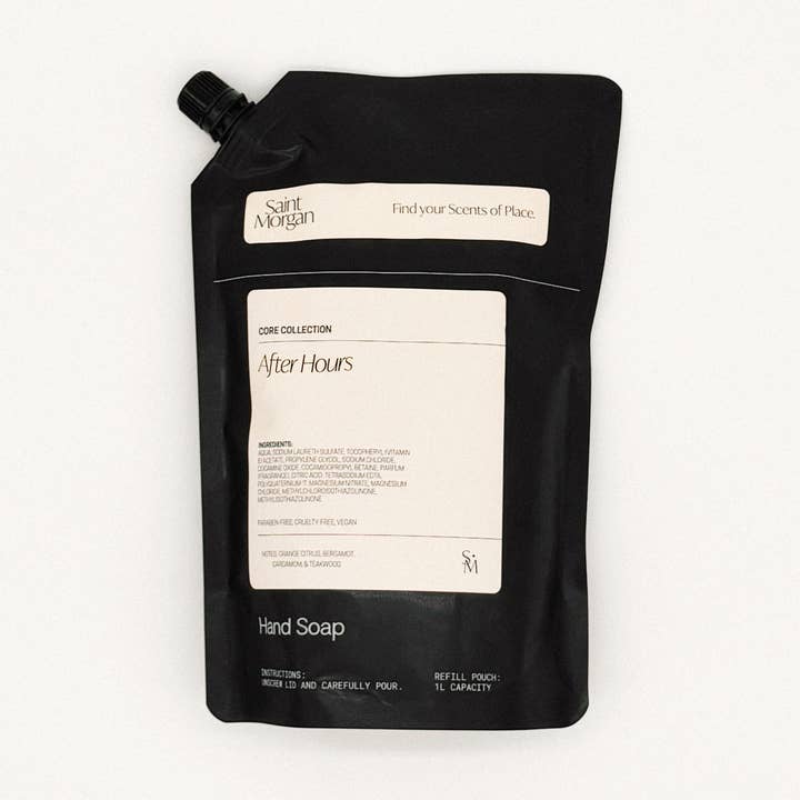 Saint Morgan - Wholesale Hand Soap/Wash - After Hours | Hand Wash Refill Pouch0