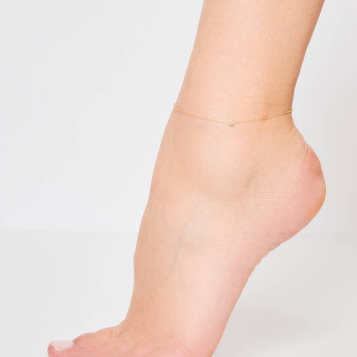 BYREN | ÉLINE L'ATELIER - Wholesale Anklet - 624RX10 stainless steel ankle chains