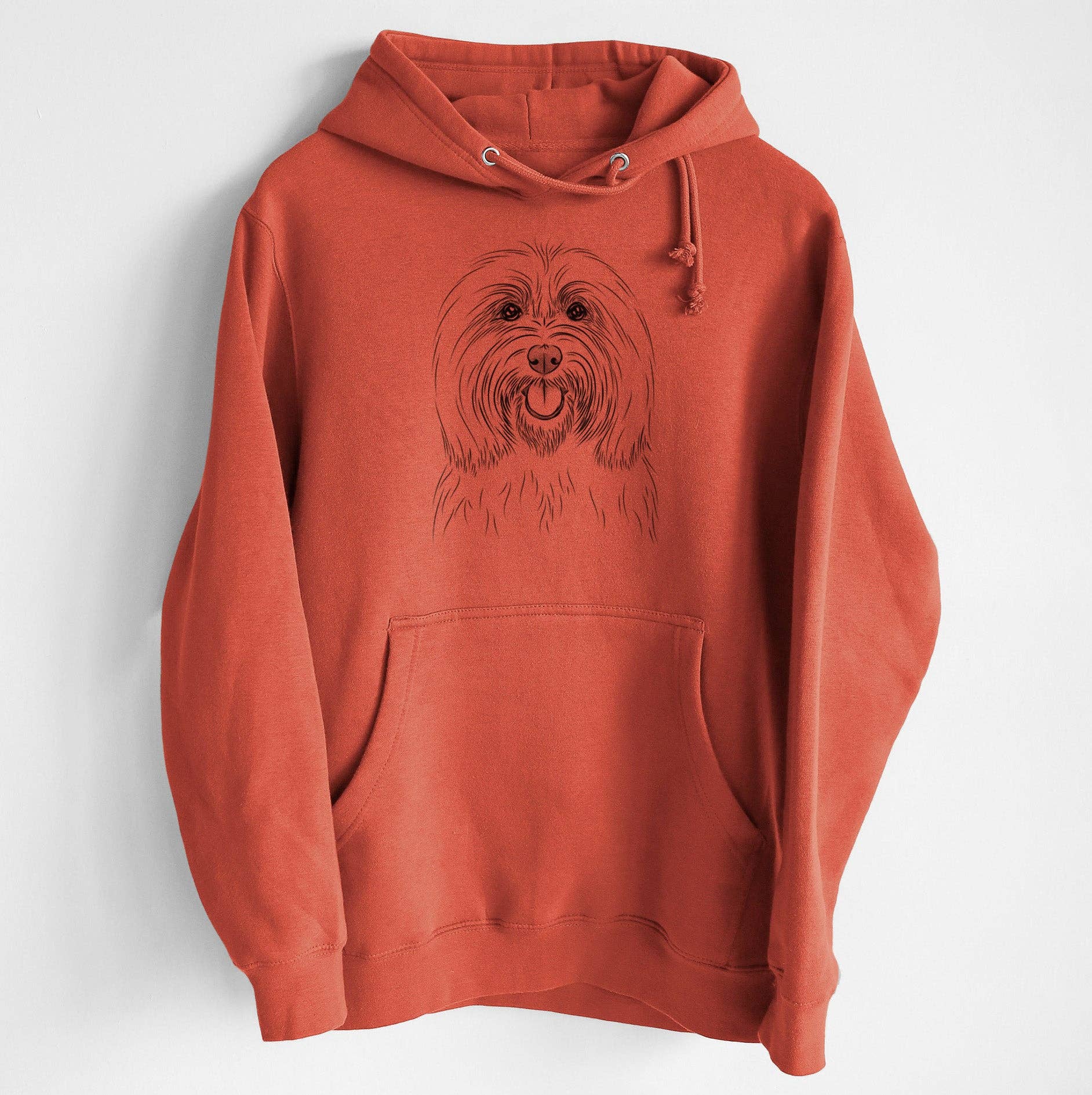 Inkopious - Wholesale Hoodie - Unisex - Claude the Coton de Tulear- Heavyweight Fleece Hoodie3
