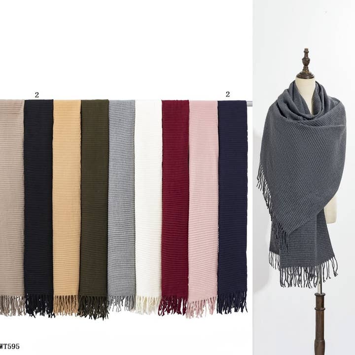NEW SCARVES 12 UNITS PER PACKAGE. FALL-WINTER COLLECTION for wholesale by MIA LAROUGE