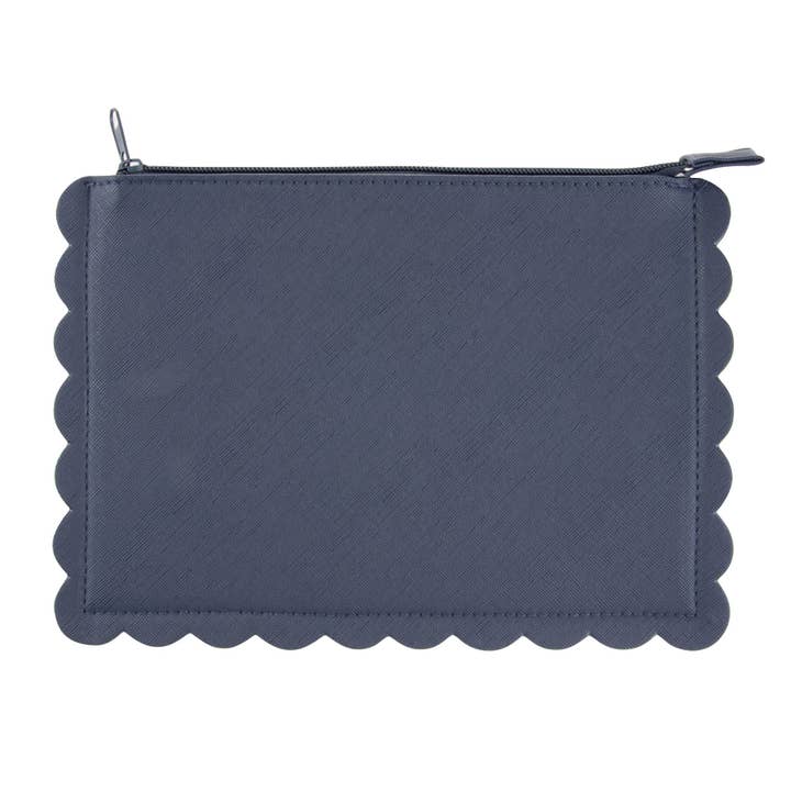 Mainstreet Collection - Wholesale Pouch - Women's - SCALLOP CROSSHATCH POUCH PREPACK