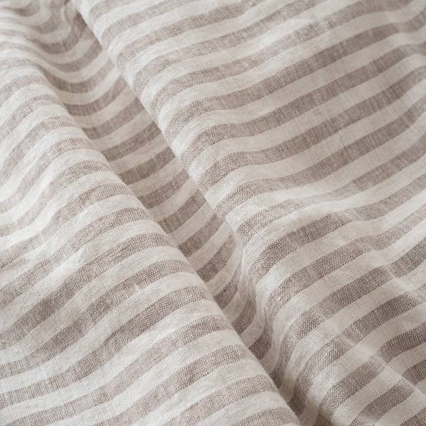 LinenMe - Wholesale Duvet Cover - Linen Duvet Natural Ticking Stripe