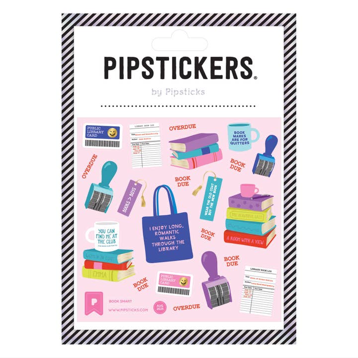 Pipsticks - Wholesale Sticker - Book Smart Stickers