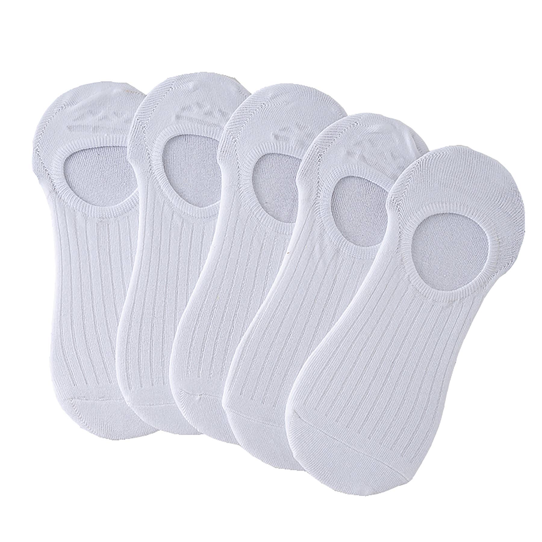 Ivedin - Wholesale Socks - Unisex - Non-Slip Invisible Cotton Socks Packs0