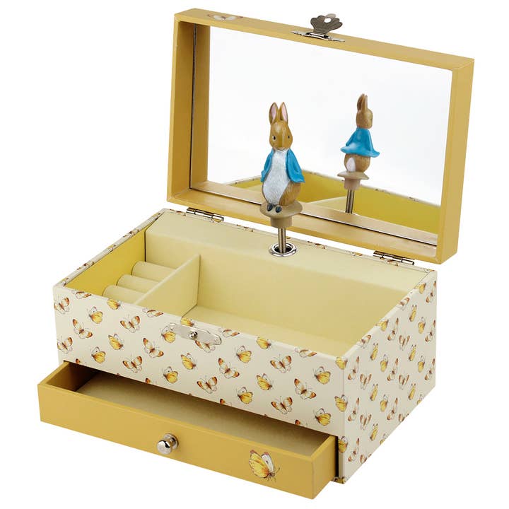 TROUSSELIER SAS - Wholesale Jewelry Box/Organizer - Kids - Peter Rabbit Musical Jewelry Box - Easter