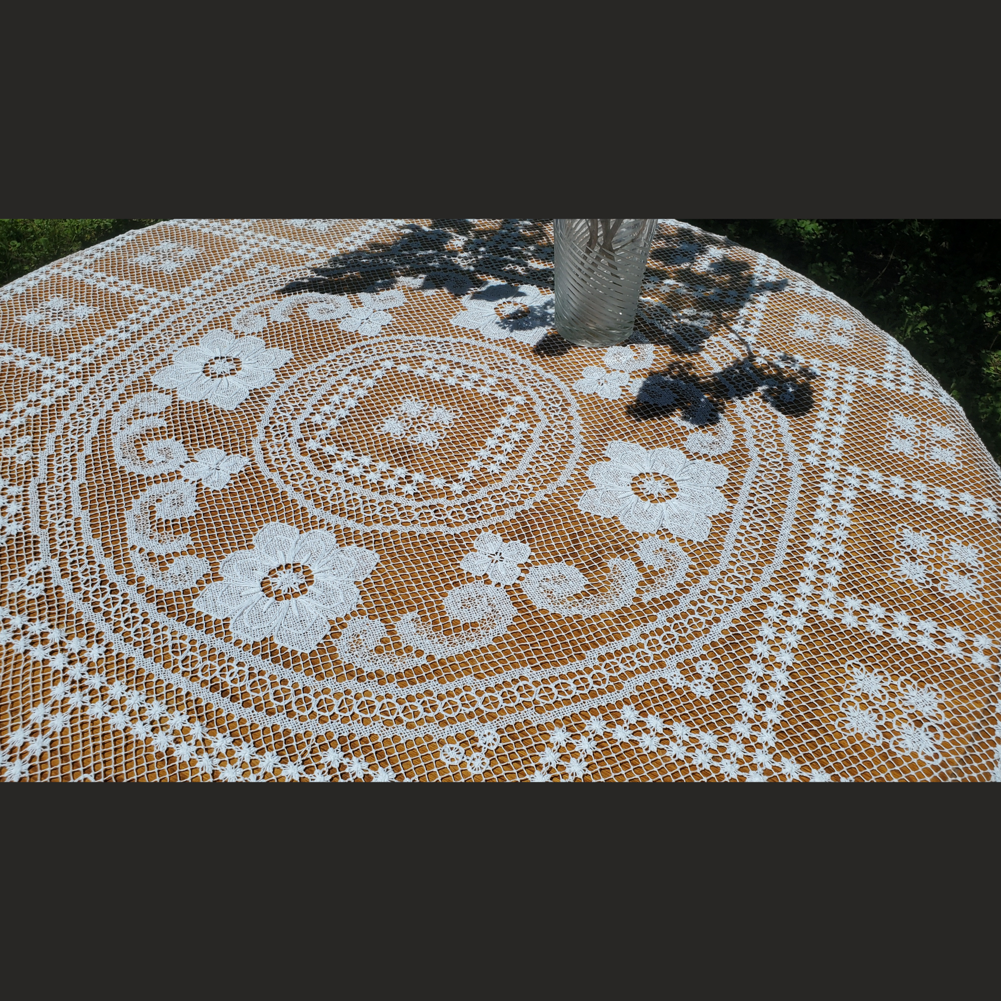 Eastern Sunrise Lace And Linens Inc. - Vendita all'ingrosso Tovaglie - Tovaglia in pizzo toscano italiano annodato a mano stile Modano3