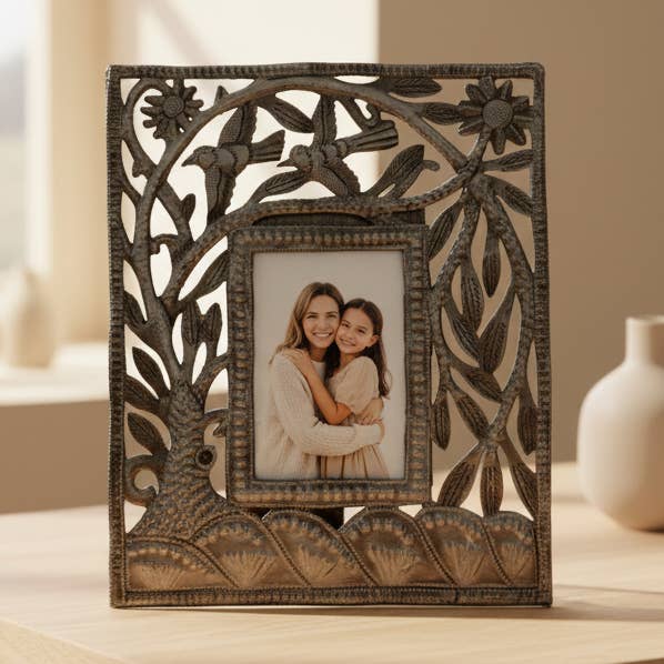 Metal Wall and Tabletop Birds Picture Frame for wholesale by Dandarah (Ships from USA)