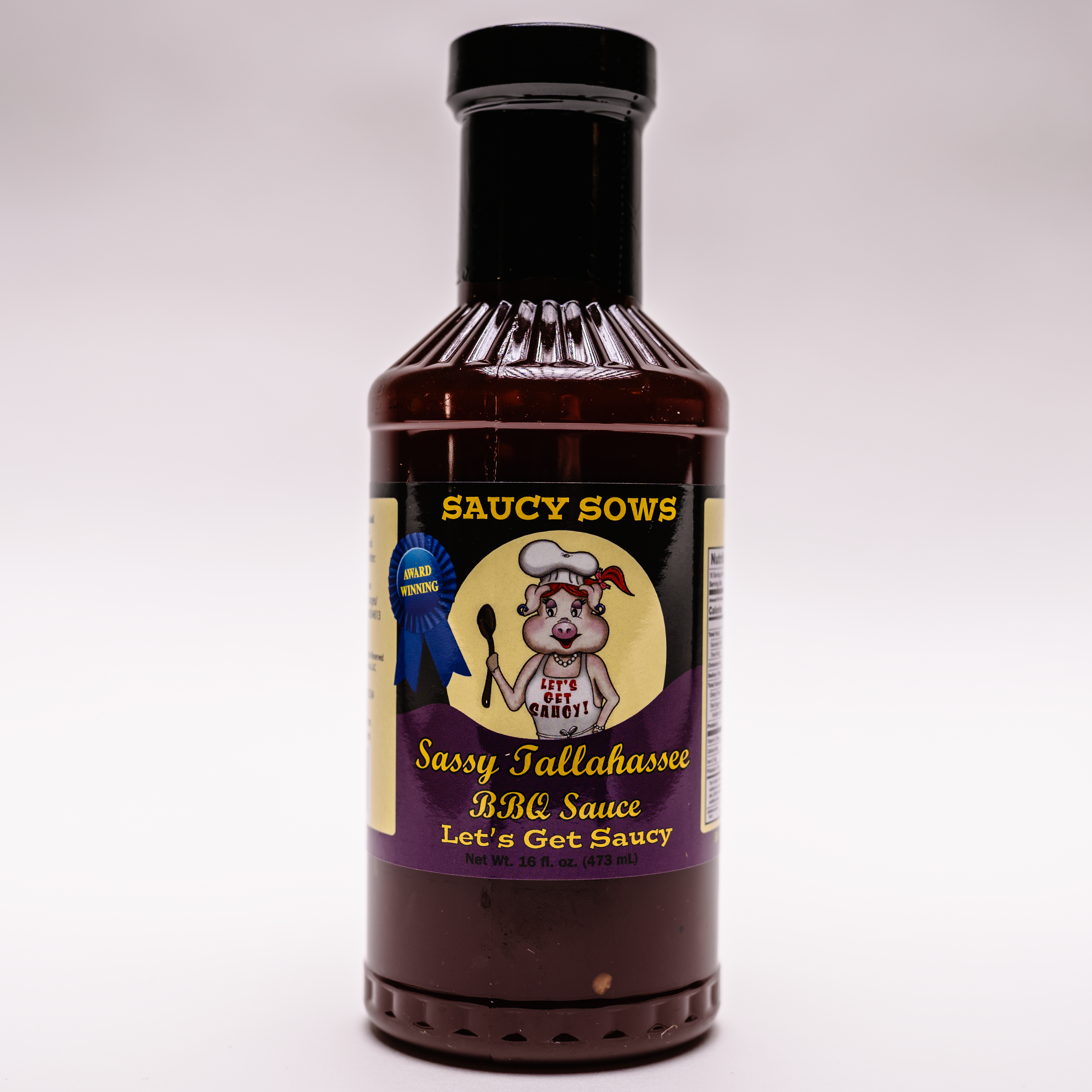 Saucy Sows - Wholesale BBQ Sauce - Sassy Tallahassee BBQ Sauce 16oz / Case of 6 Bottles 0