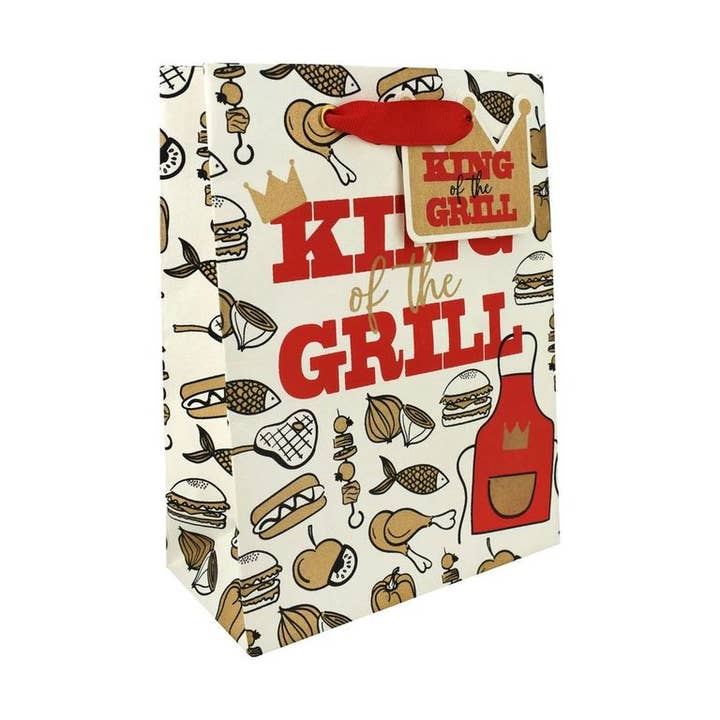 LoveVivid - Wholesale Gift Bag - King of The Grill Medium Gift Bag