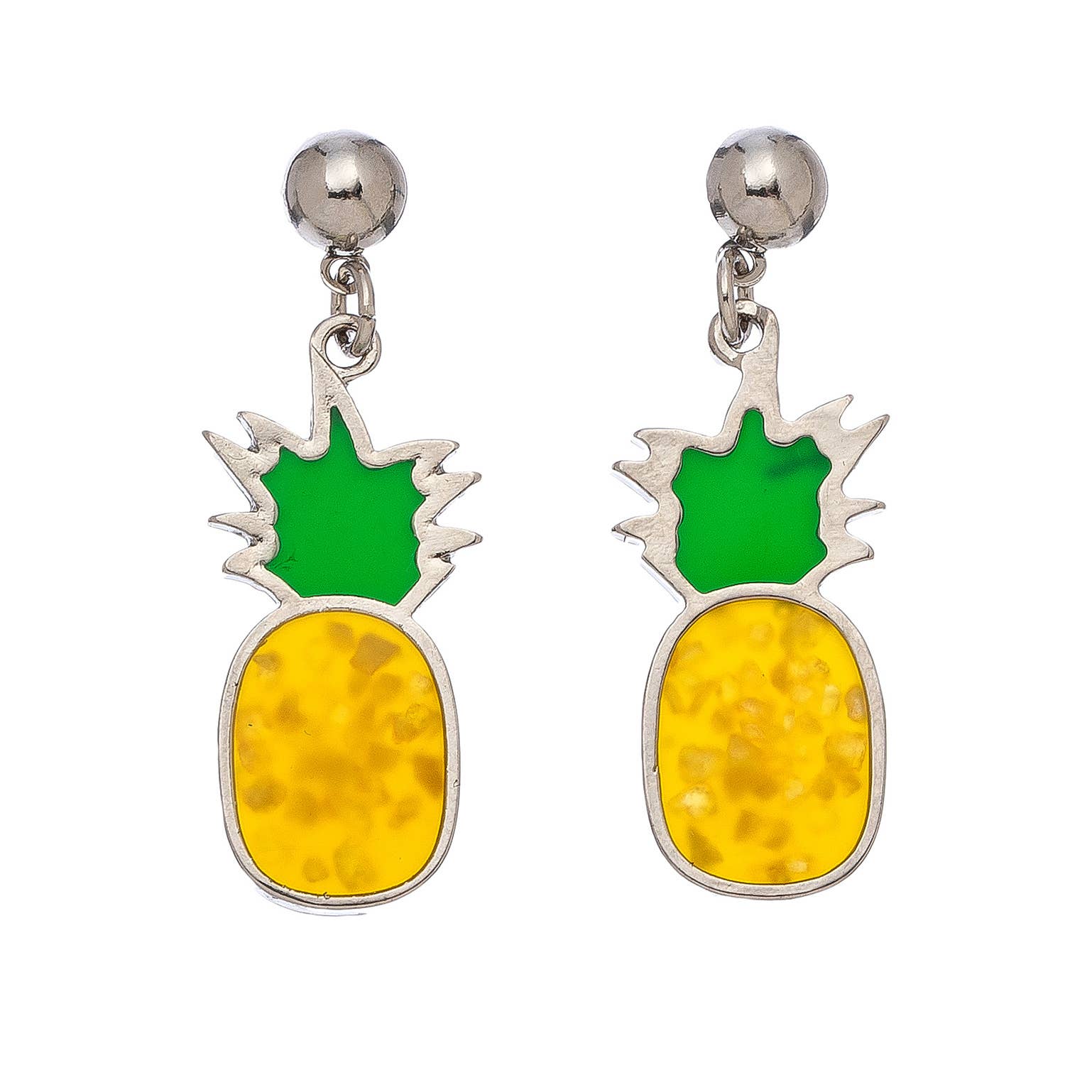 Elsie & Zoey - Vente Boucles d'oreilles pendantes - Boucles d'oreilles pendantes en vitrail, bijoux de plage à thème marin3