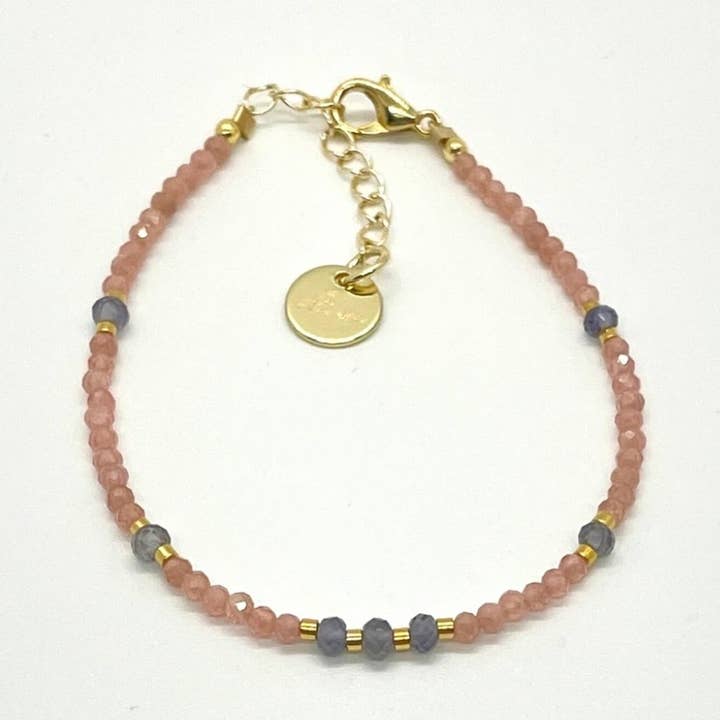 Romantic Pink Bracelet for wholesale by Eli m London