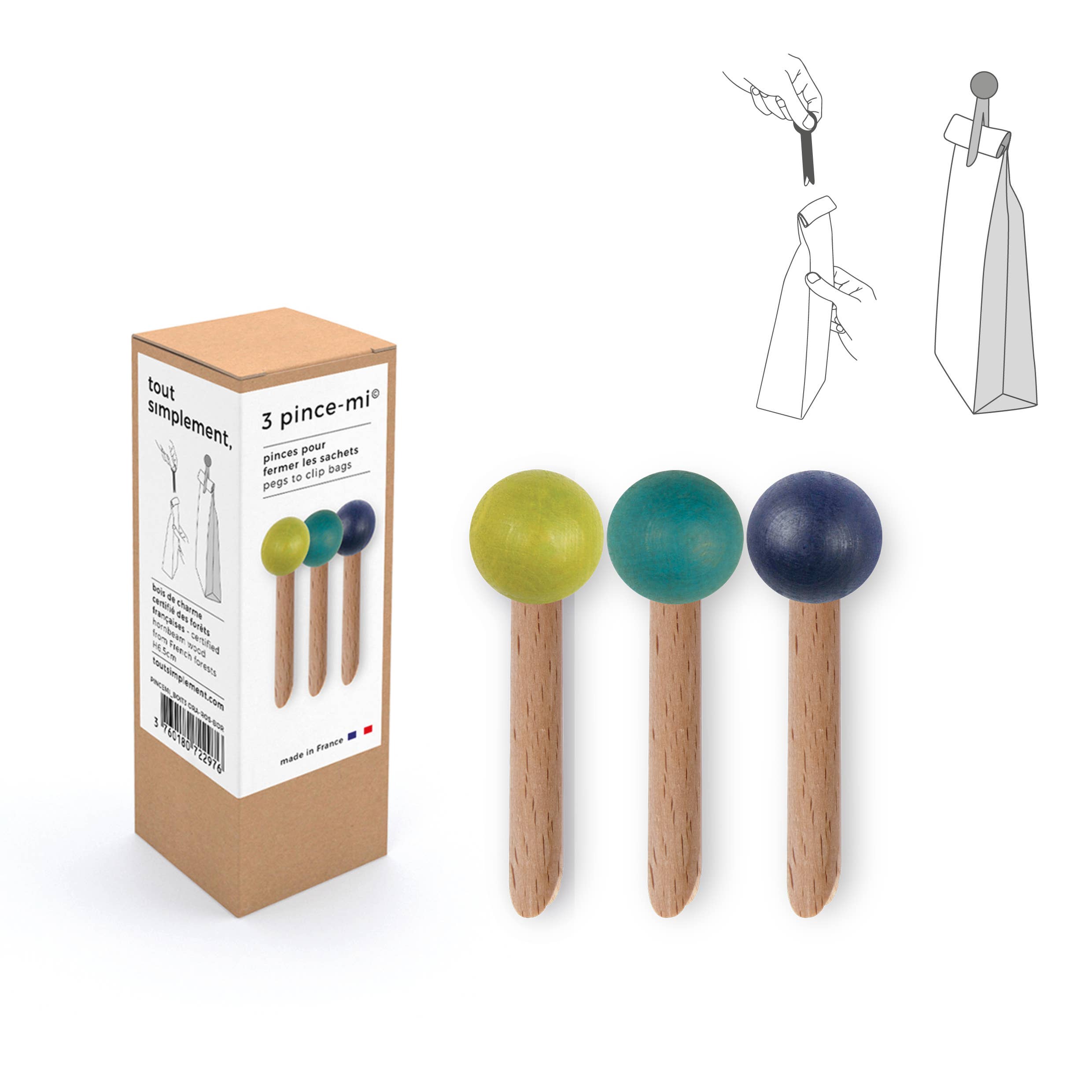 tout simplement – wholesale Kökstång – Display full av 56 lådor med 3 påskklämmor4