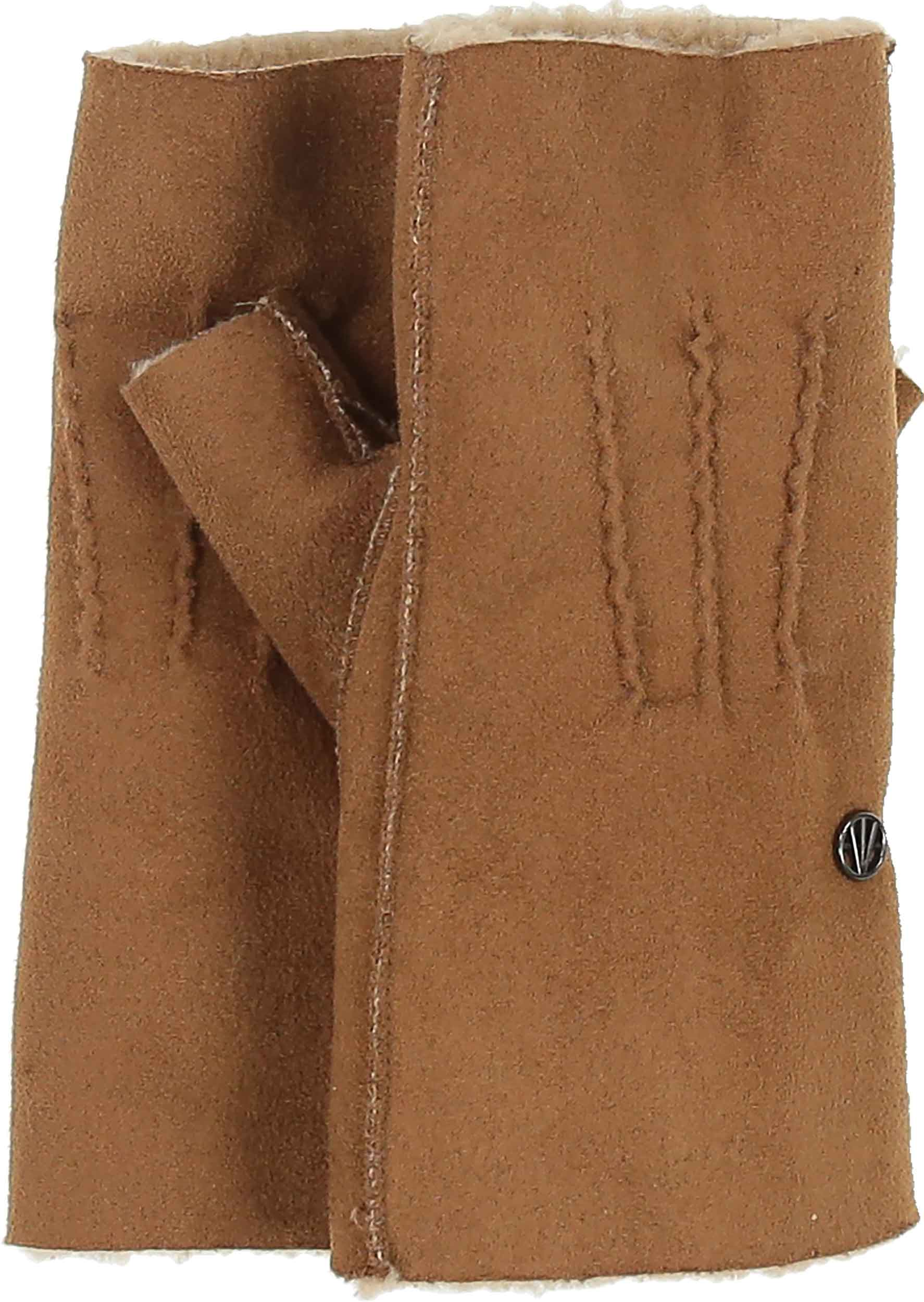 FRAAS - The Scarf Company - Wholesale Arm Warmers - Women's - Fingerless Faux Suede Armwarmer with Sherpa Lining1