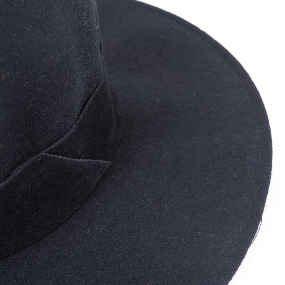 TRAVAUX EN COURS... - Wholesale Fedora - Unisex - WIDE BRIM HAT - leather braid2