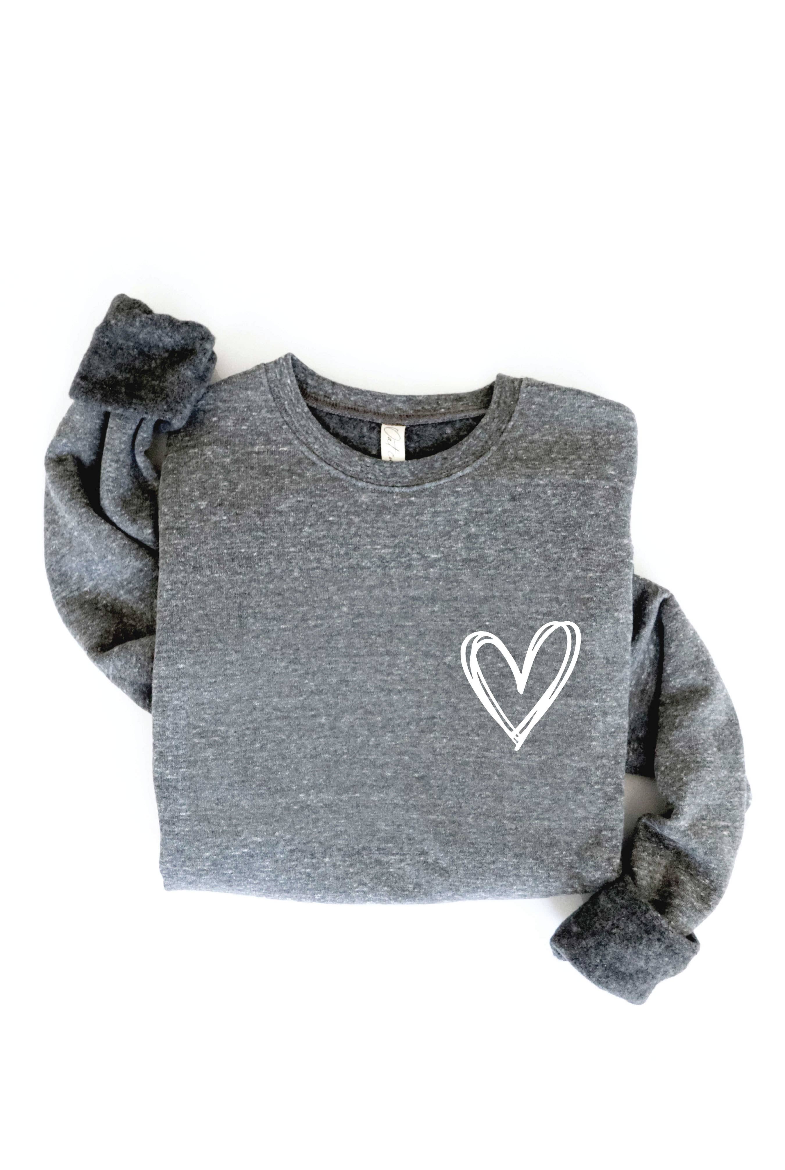 OAT COLLECTIVE - Wholesale Graphic Sweatshirt - Women's - HEART Graphic Sweatshirt6