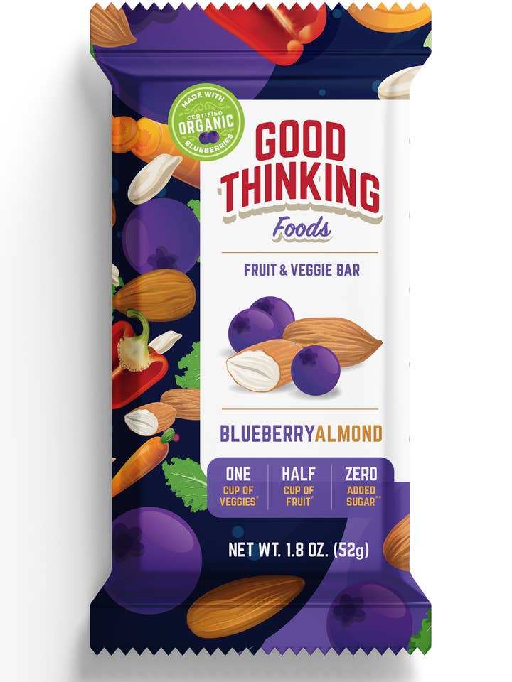 Blåbär Mandel (Låda med 12) PARTIHANDEL för wholesale av Good Thinking Foods