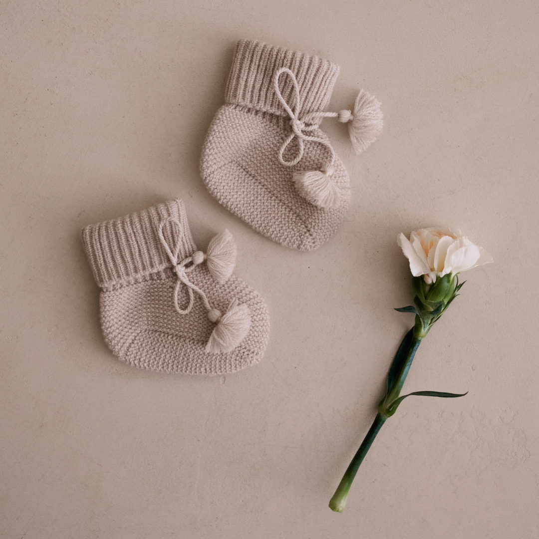Gentil Coquelicot Paris - Wholesale Booties - Baby - Pearl baby slippers3