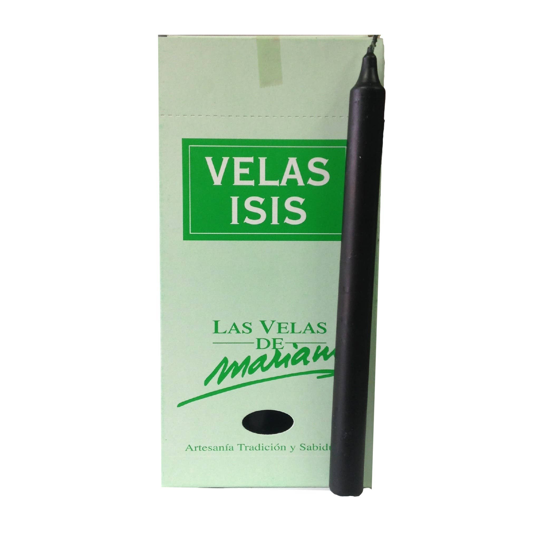 WLM - Venta al por mayor Velas cónicas/candeleros - Velas Isis I Negro0