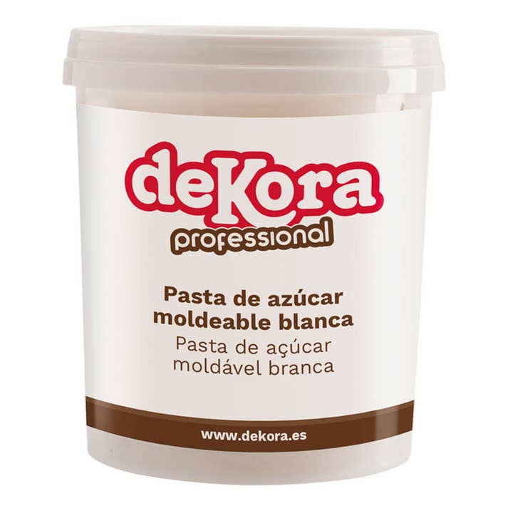 dekora - Wholesale Cake Decorating Kit - PASTA SUGAR/GLUTEN-FREE WHITE FONDANT 1 KG