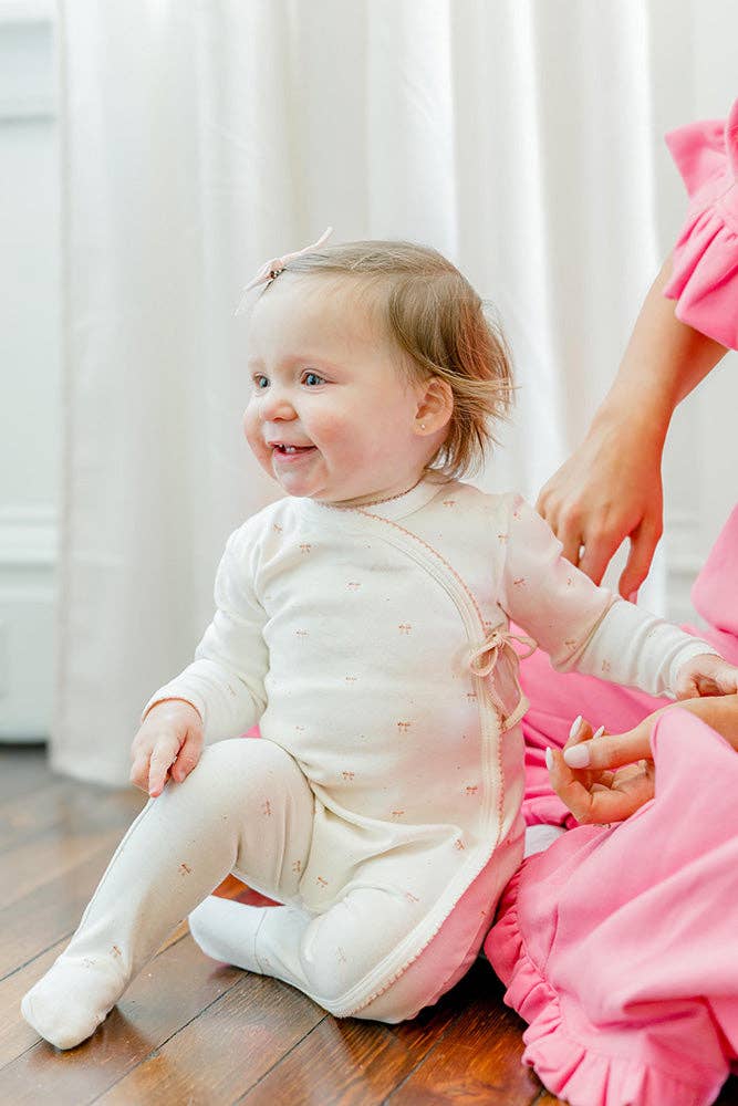 Mon Tresor Bebe - Wholesale Clothing Set - Baby - Charlotte Bow Wrap Collection2