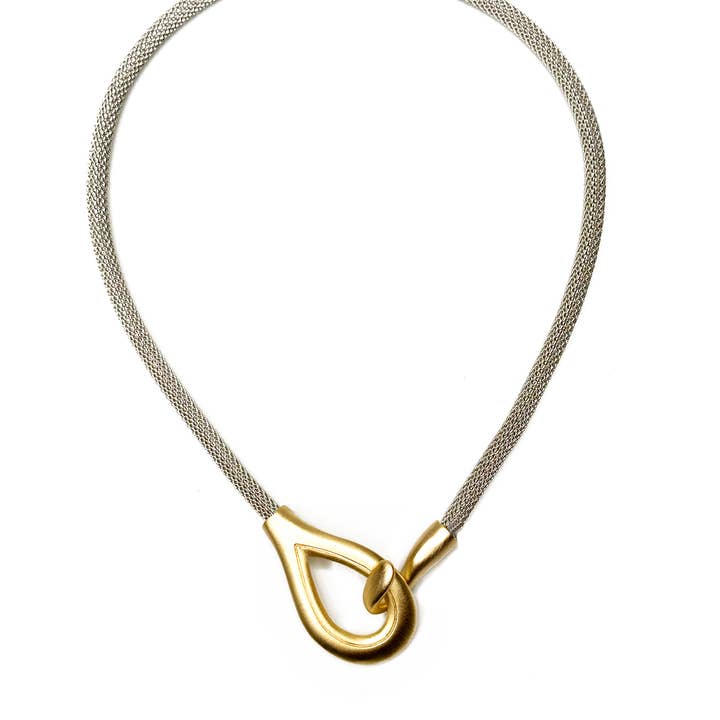 Mesh Halsband med Teardrop Hook Lås för wholesale av Erica Zap Designs