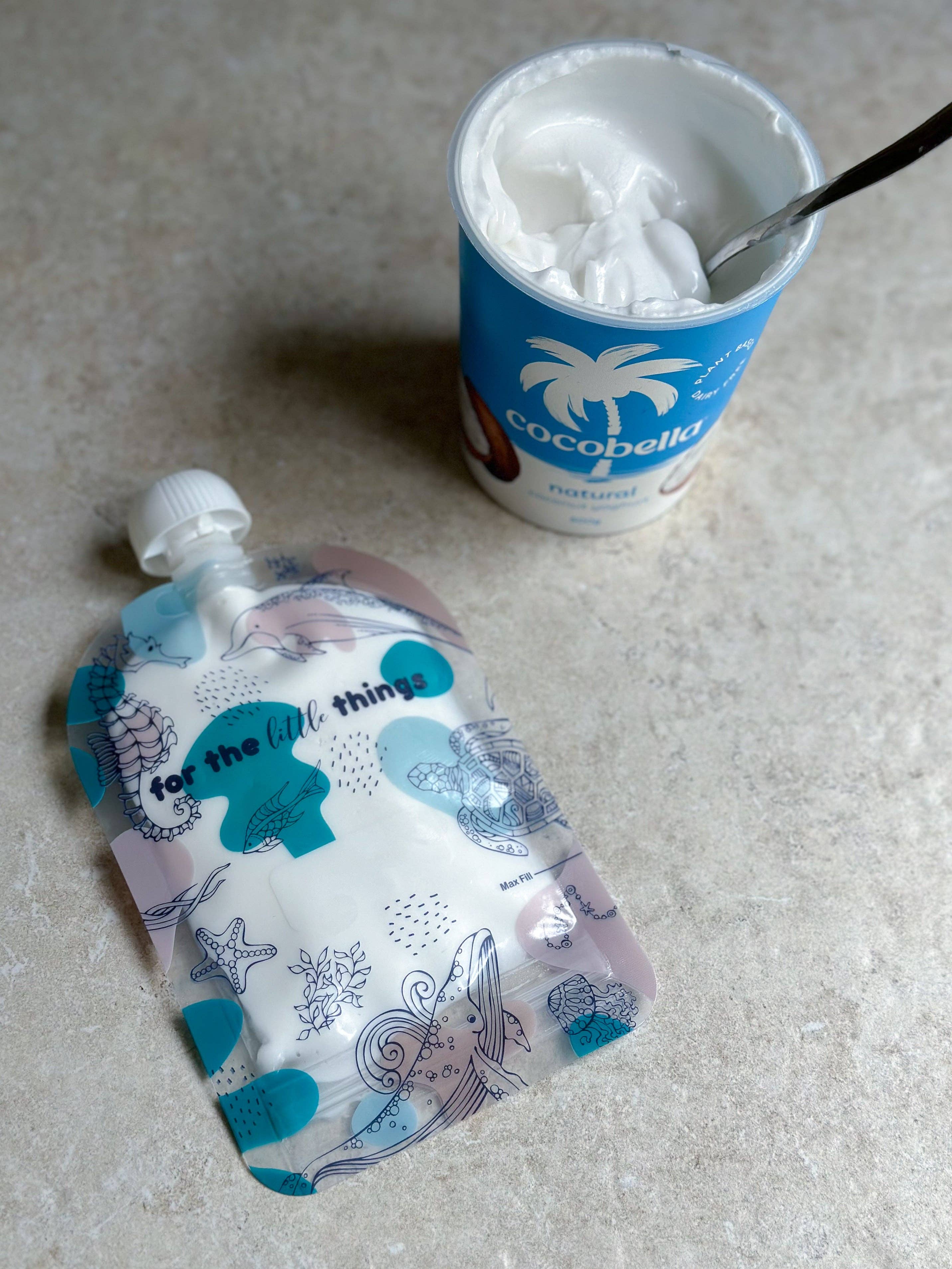 Sinchies - Wholesale Food storage wrap/bag - Sinchies 150ml Reusable Food Pouches - Under the Sea5