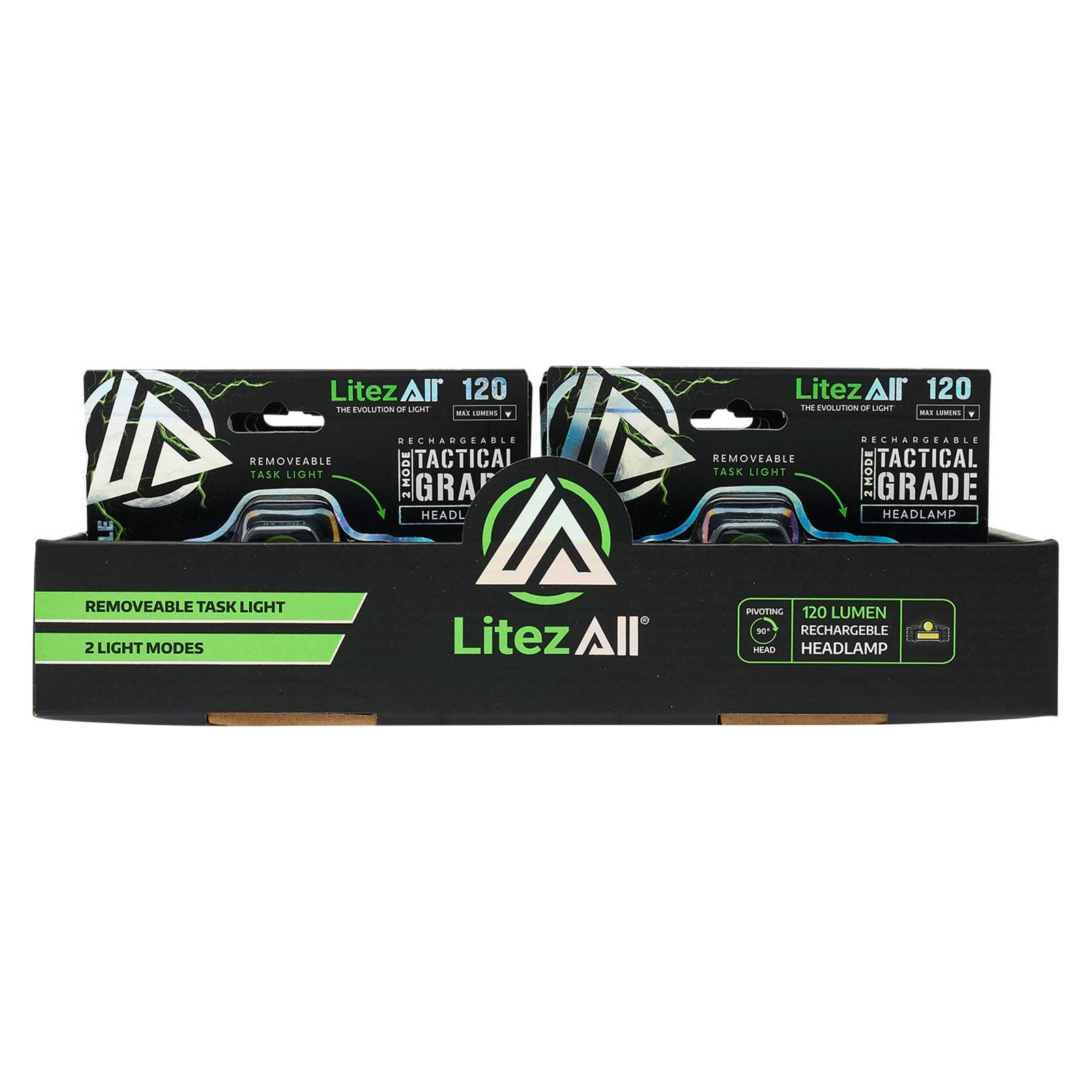 LitezAll - Wholesale Flashlight - LitezAll Rechargeable Dual Mode Headlamp9