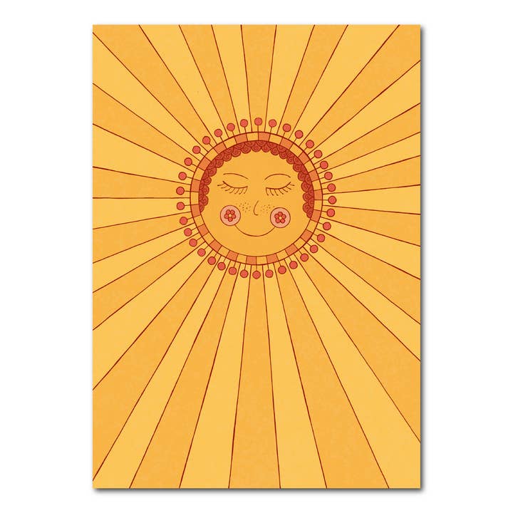 Bonjour Soleil | Affiche pour la vente par Studio Kvinna
